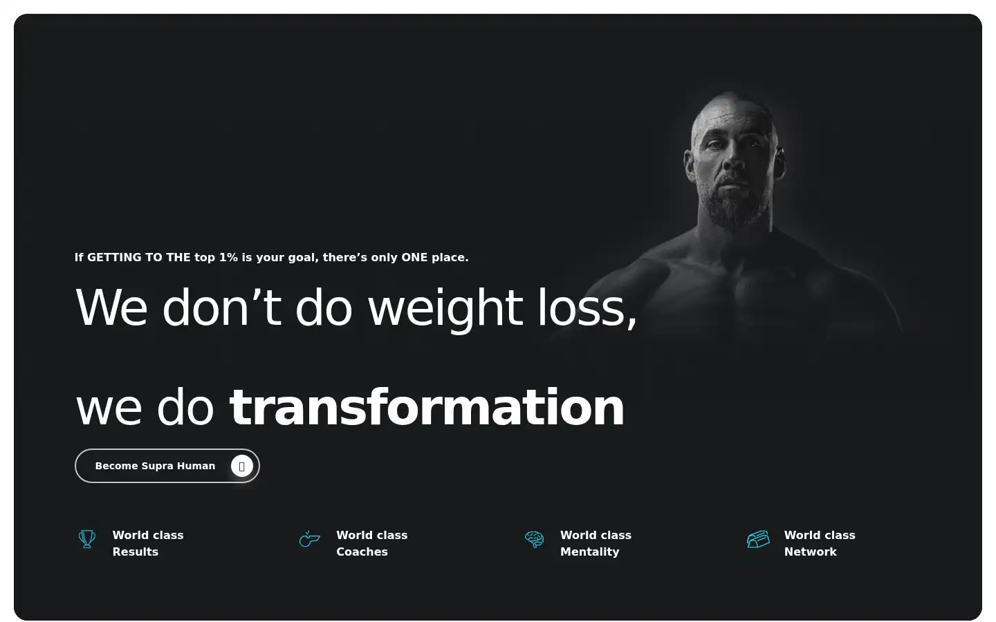 Screenshot of suprahuman.com