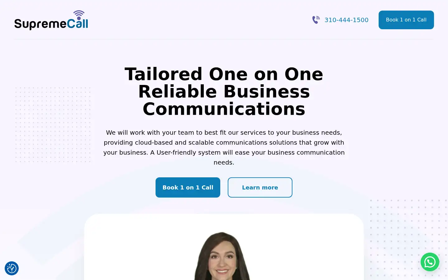 Screenshot of supremecall.com