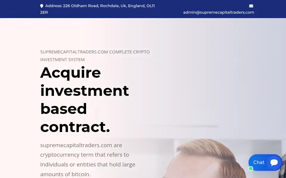 Screenshot of supremecapitaltraders.com