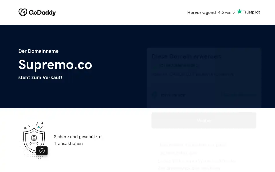 Screenshot of supremo.co