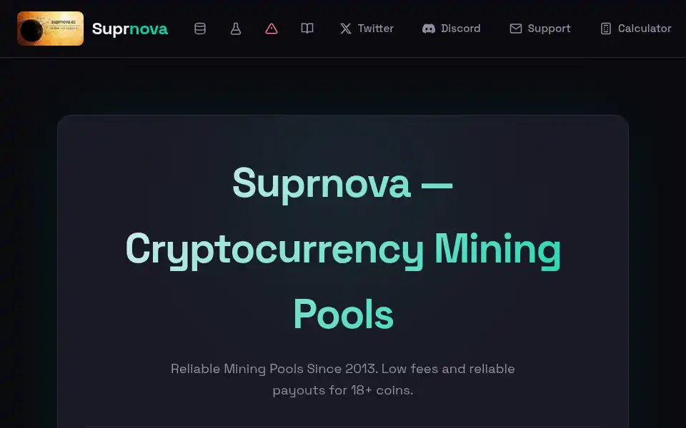 Screenshot of suprnova.cc