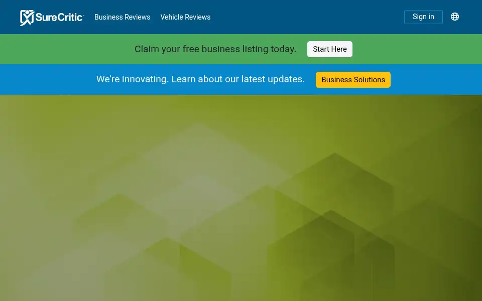 Screenshot of surecritic.com