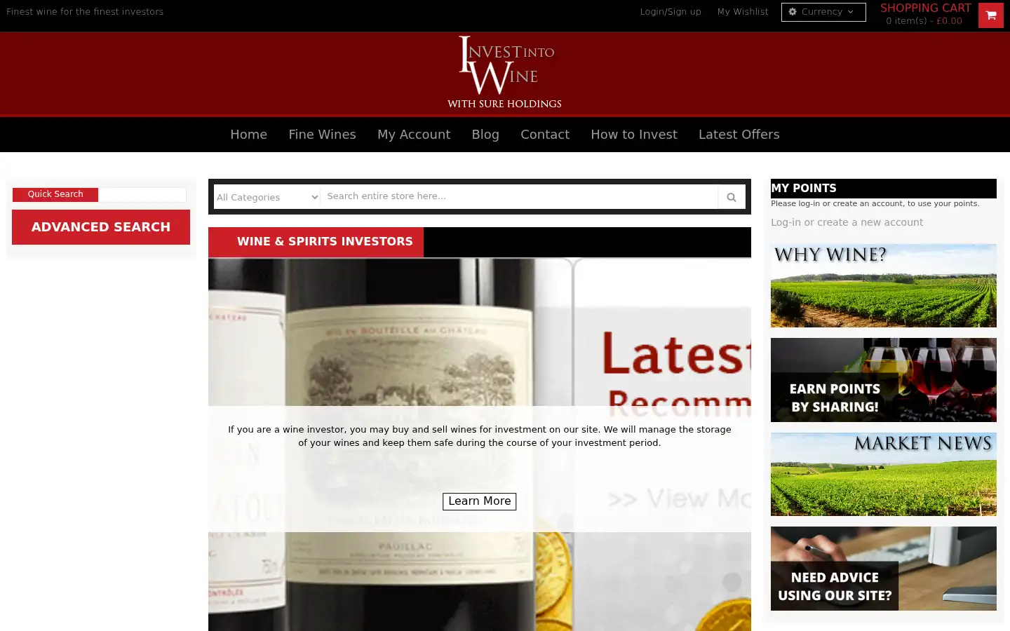 Screenshot of sureholdings.com