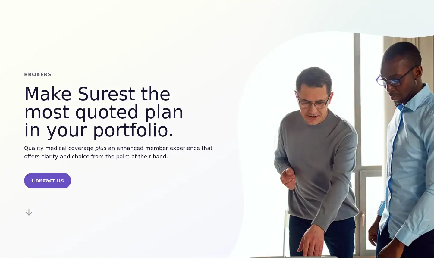 Screenshot of surest.com