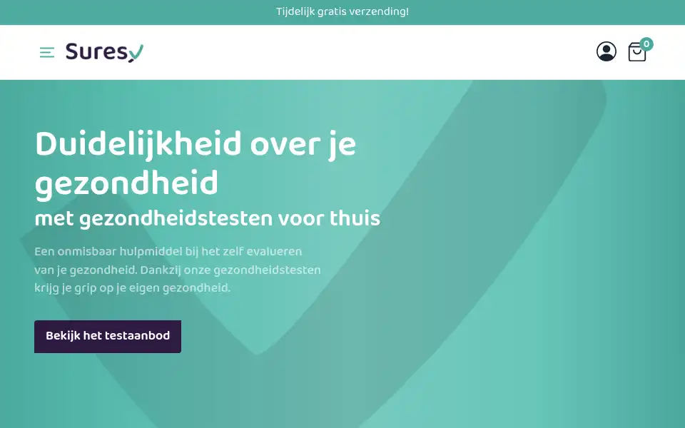 Screenshot of suresy.com