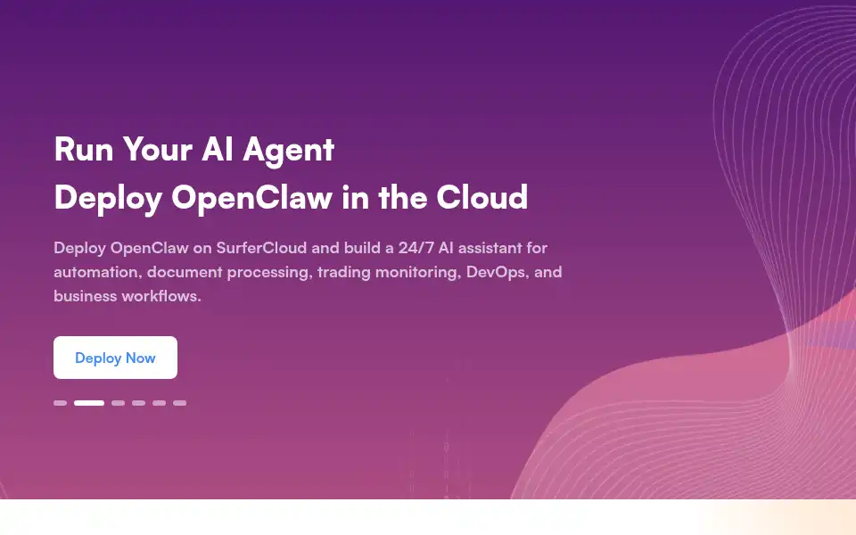 Screenshot of surfercloud.com