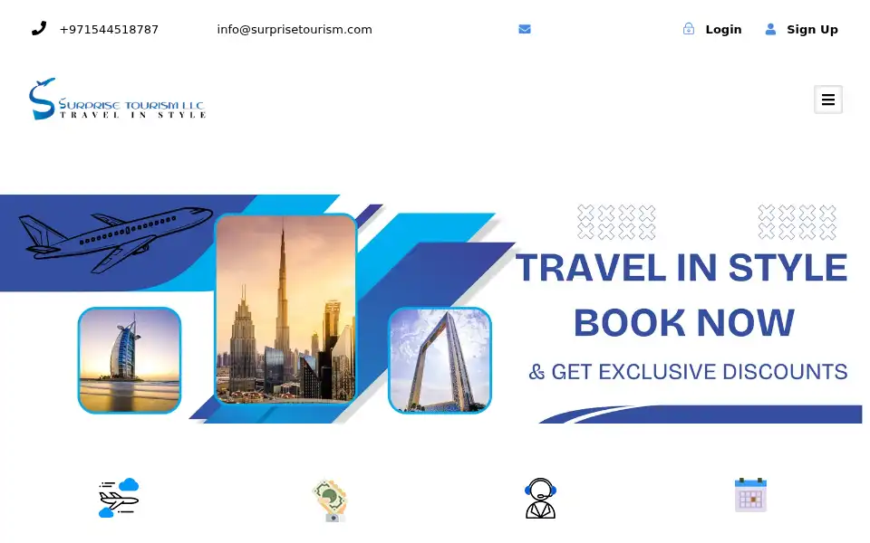 Screenshot of surprisetourism.com