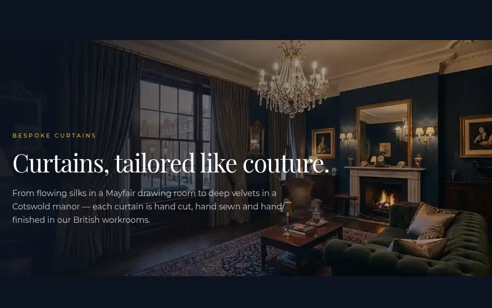 Screenshot of surreyimperialblinds.co.uk