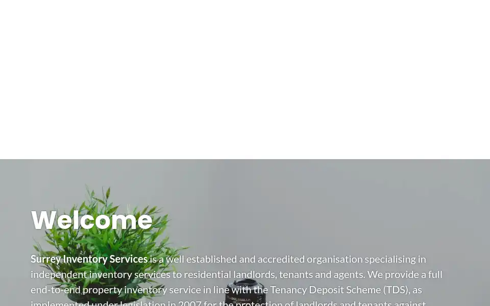 Screenshot of surreyinventoryservices.co.uk