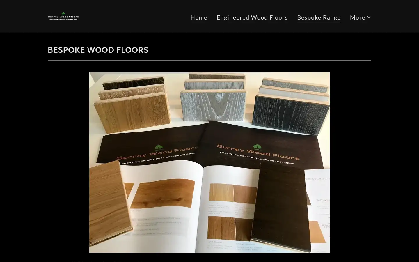 Screenshot of surreywoodfloors.co.uk