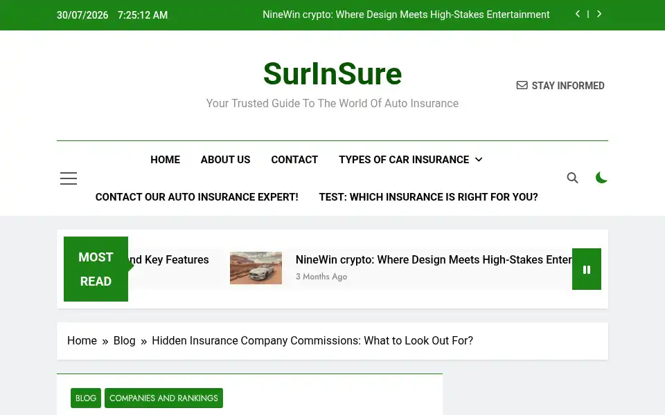 Screenshot of surroundinsurance.com