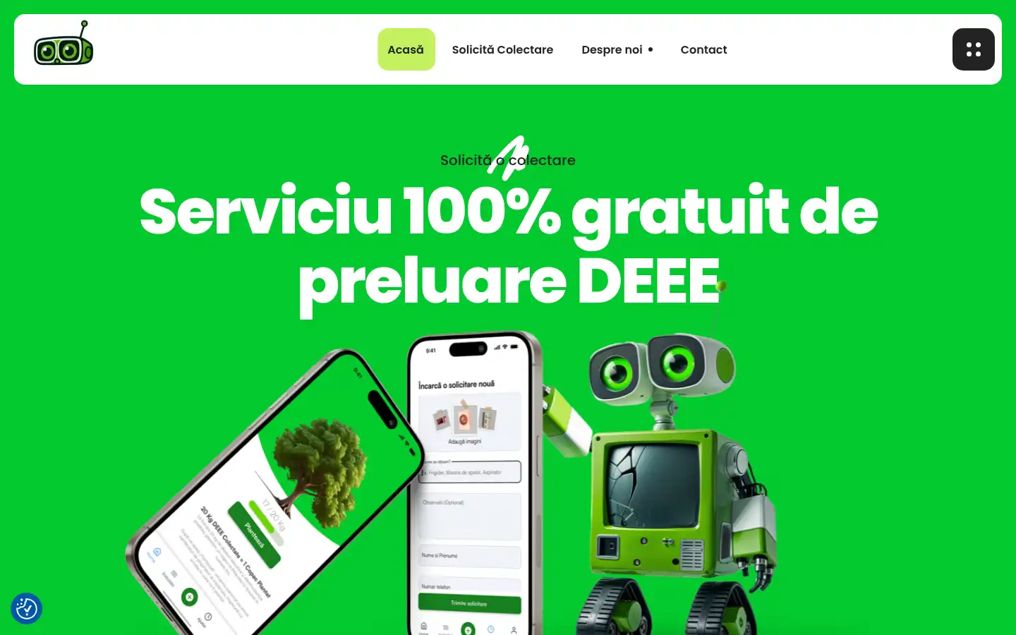 Screenshot of surubelcollect.ro