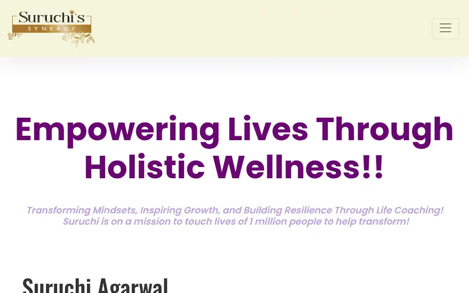 Screenshot of suruchinergy.com