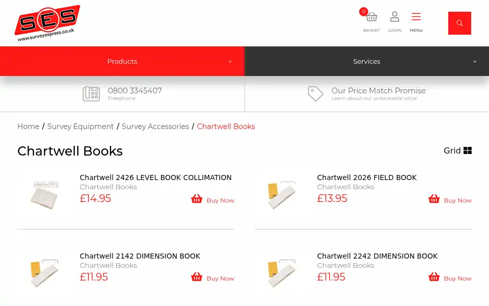 Screenshot of surveyexpress.co.uk