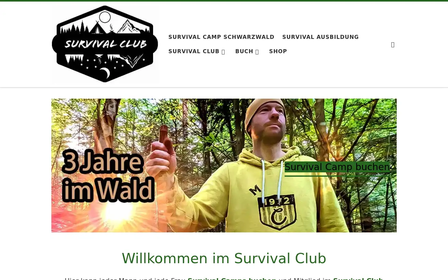 Screenshot of survival-club.de