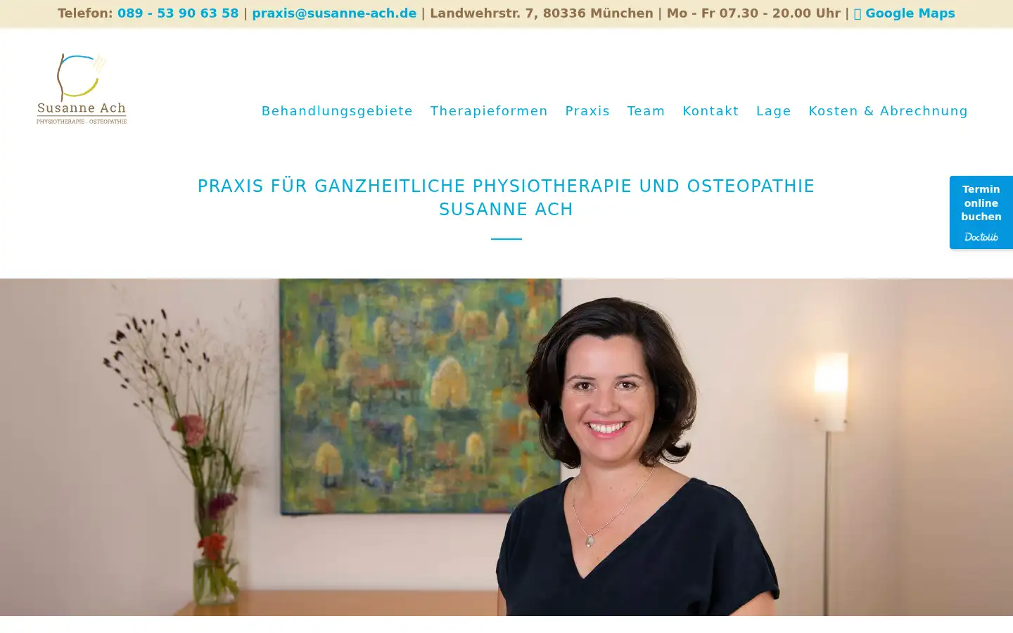 Screenshot of susanne-ach.de