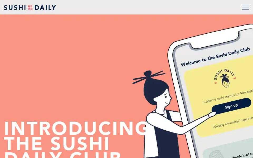 Screenshot of sushidaily.com