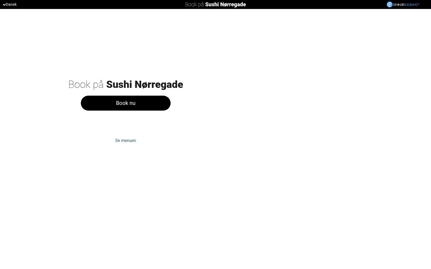 Screenshot of sushinorregade.dk