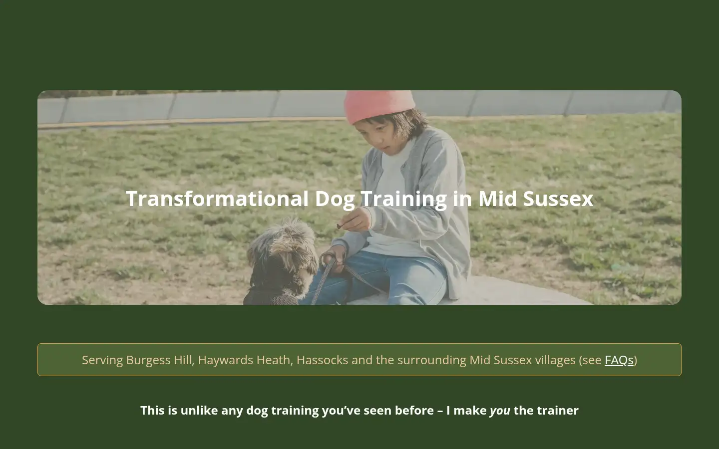 Screenshot of sussexdogs.com