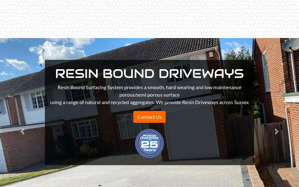 Screenshot of sussexresinsurfacing.co.uk