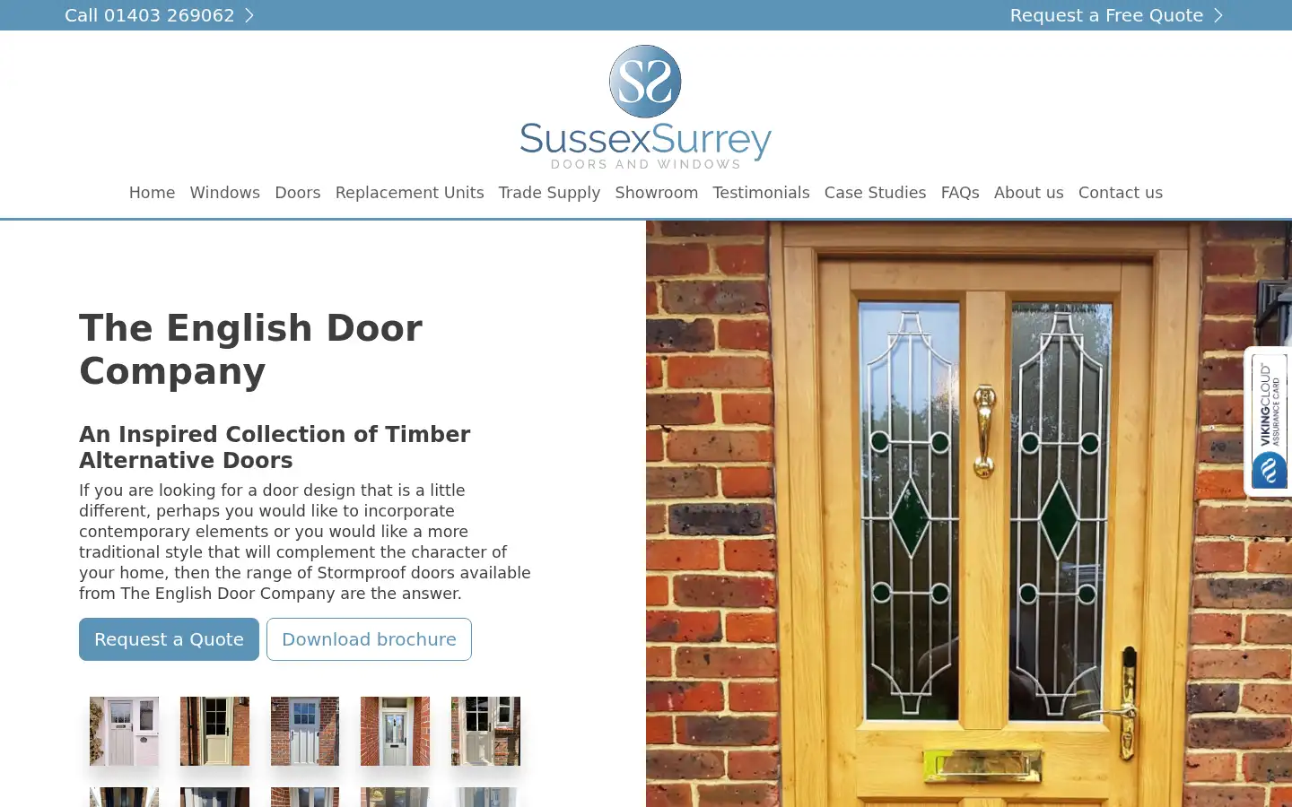 Screenshot of sussexsurrey.com
