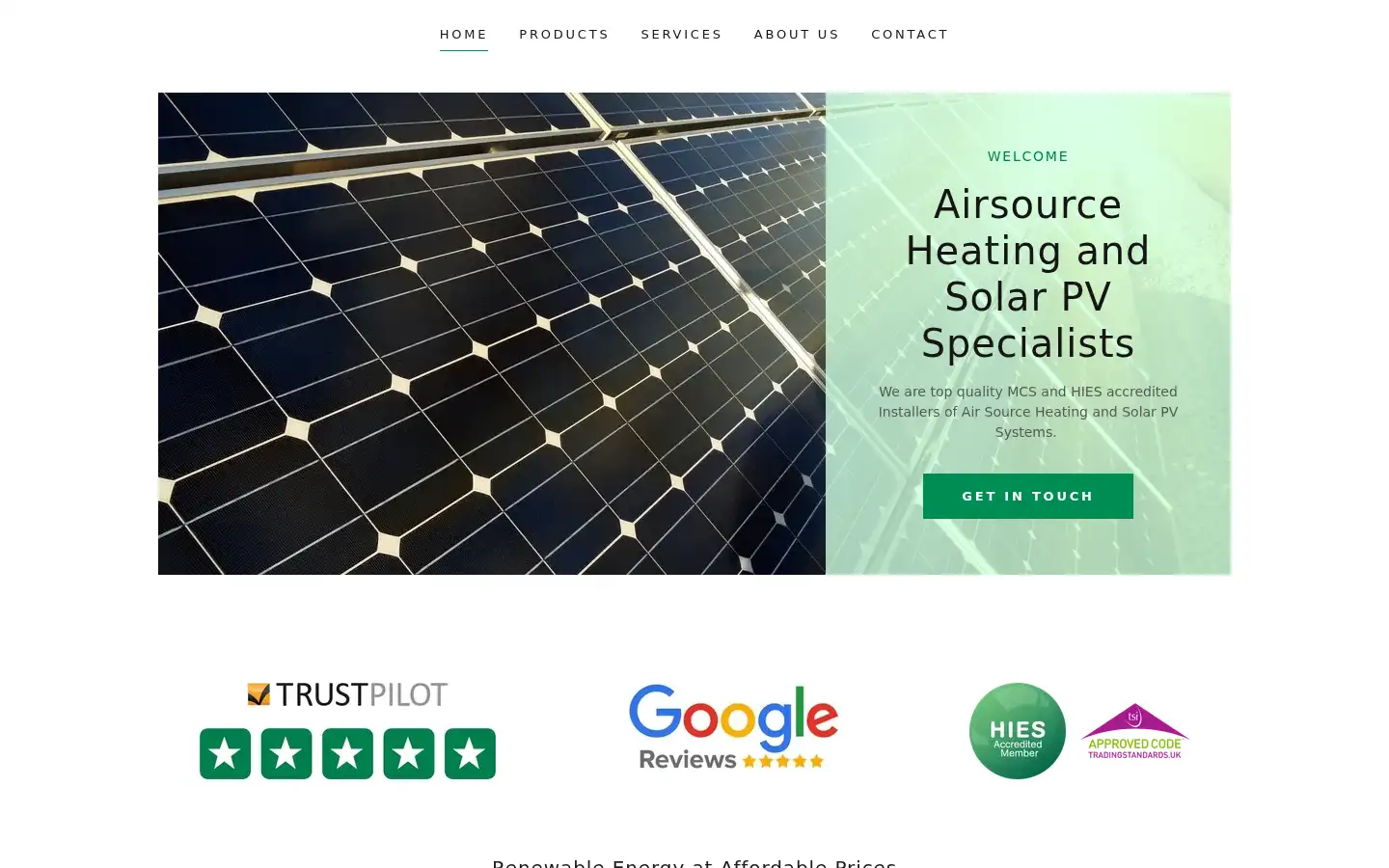Screenshot of sustaineco.co.uk