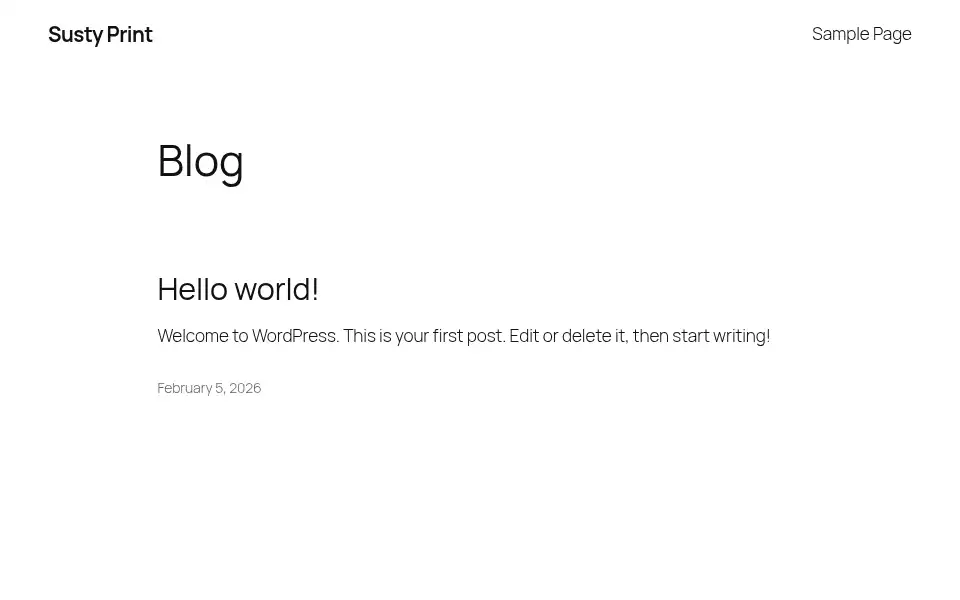 Screenshot of sustyprint.com