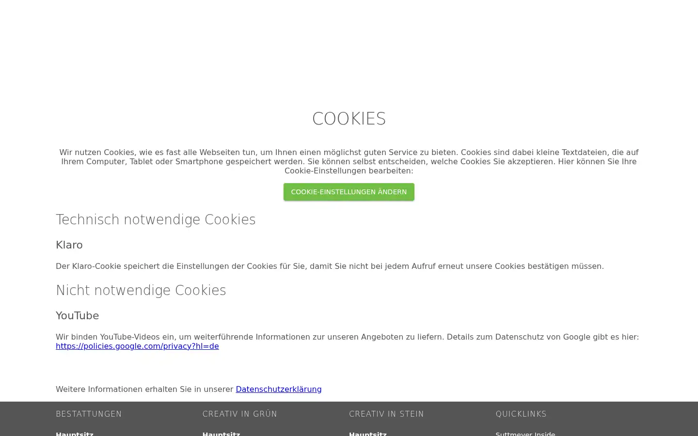 Screenshot of suttmeyer.de
