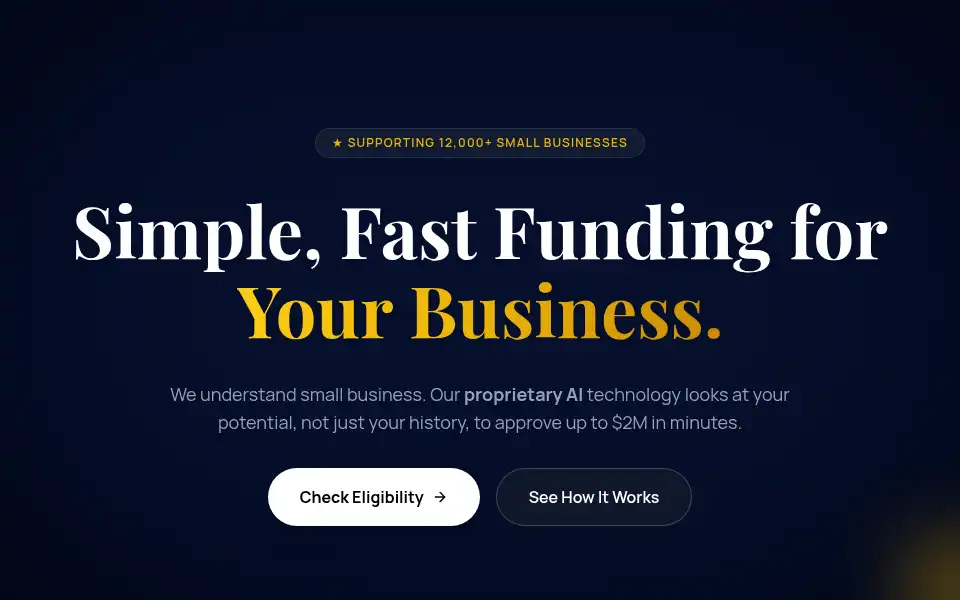 Screenshot of suttonfunding.com