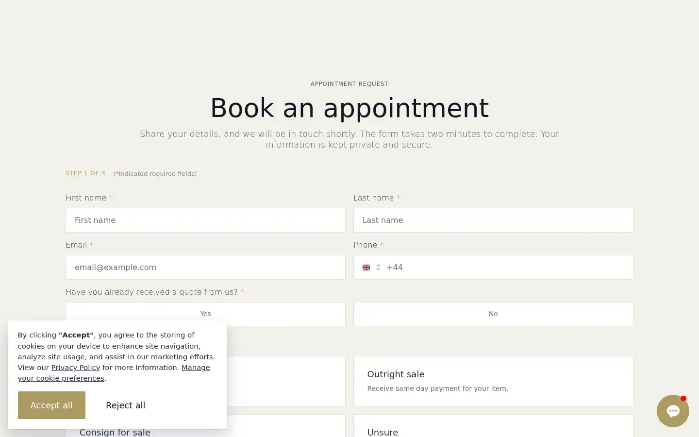 Screenshot of suttonsandrobertsons.com