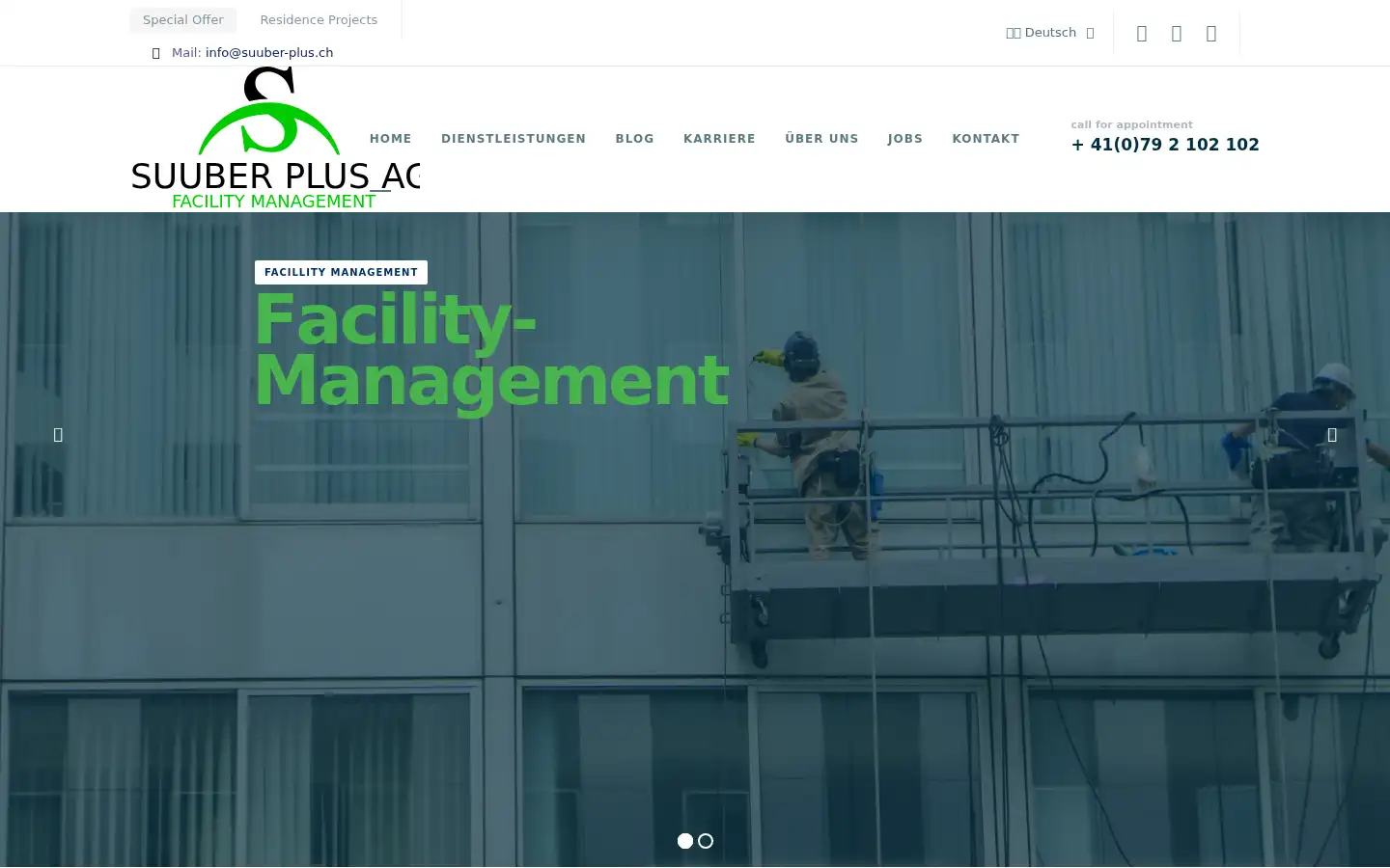Screenshot of suuber-plus.ch
