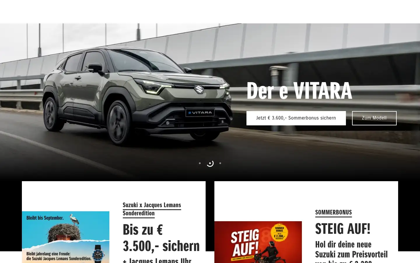 Screenshot of suzuki.at