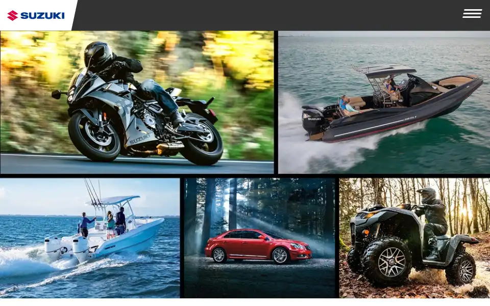 Screenshot of suzuki.com