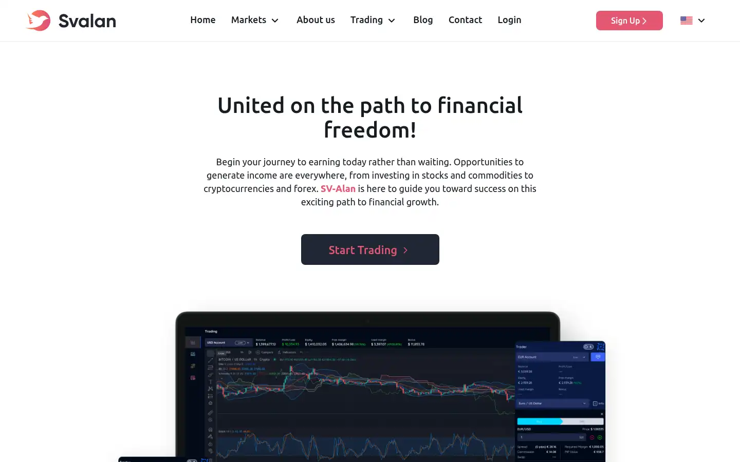 Screenshot of sv-alan.com