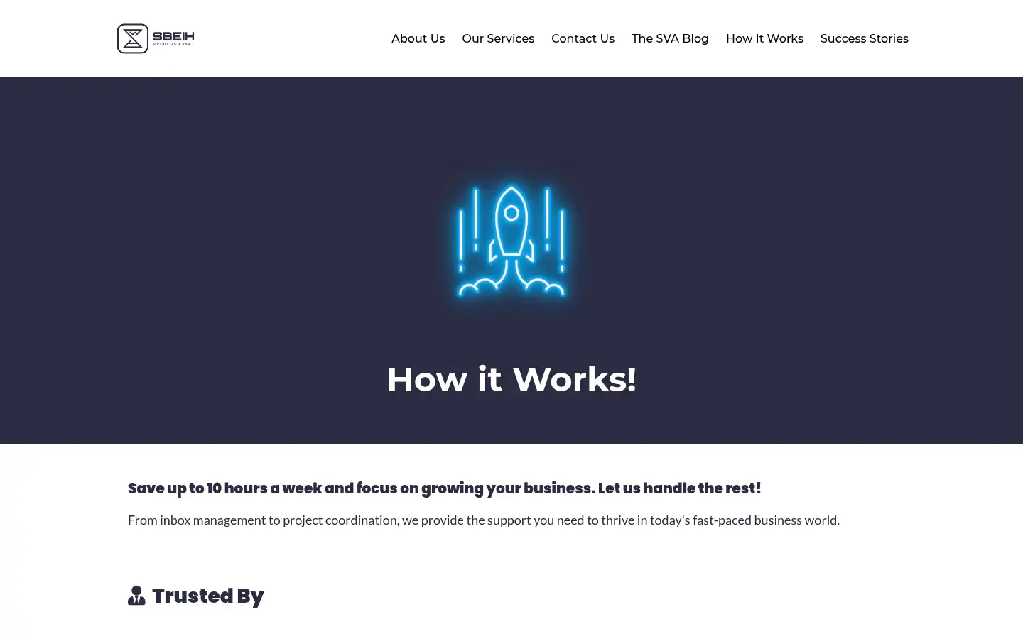 Screenshot of sva.agency