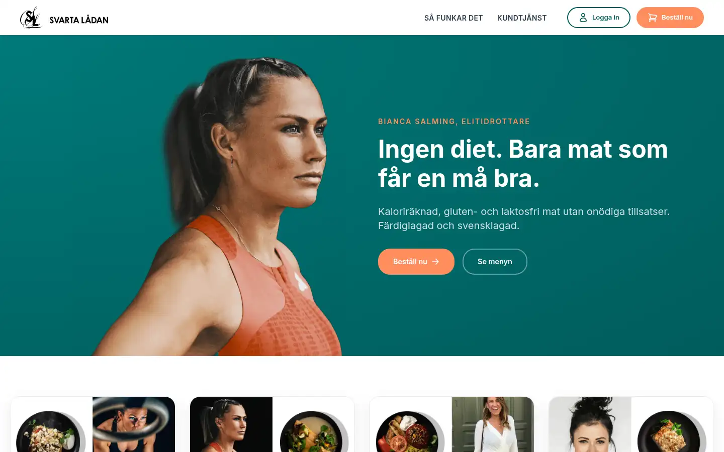 Screenshot of svartaladan.se