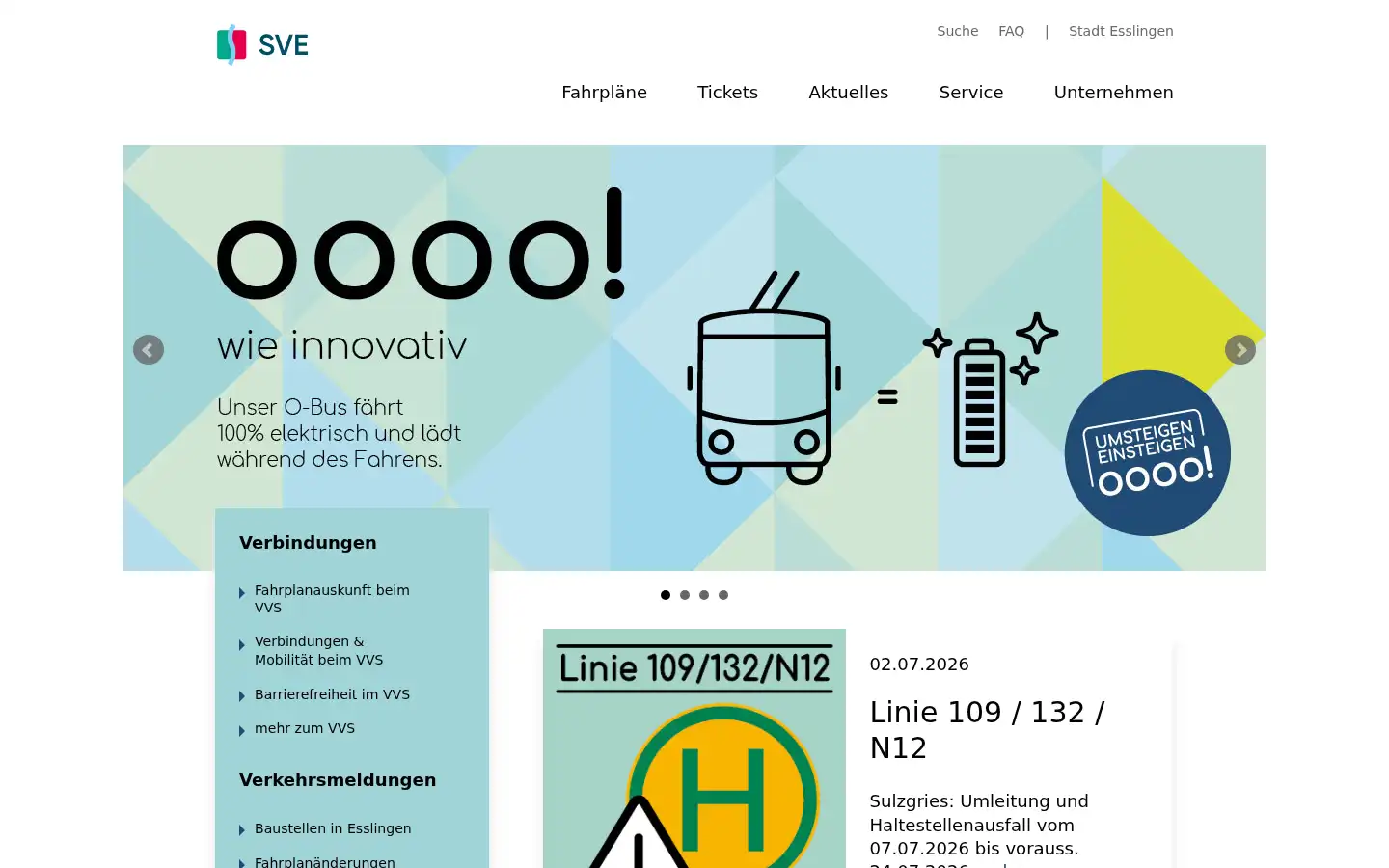 Screenshot of sve-es.de