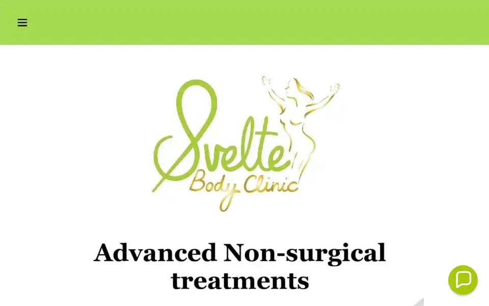 Screenshot of sveltebodyclinic.co.uk