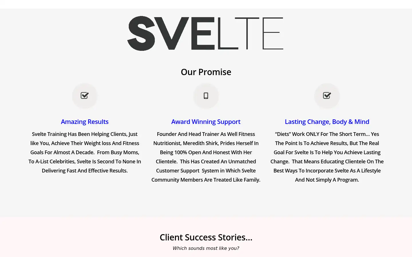 Screenshot of sveltemedia.com