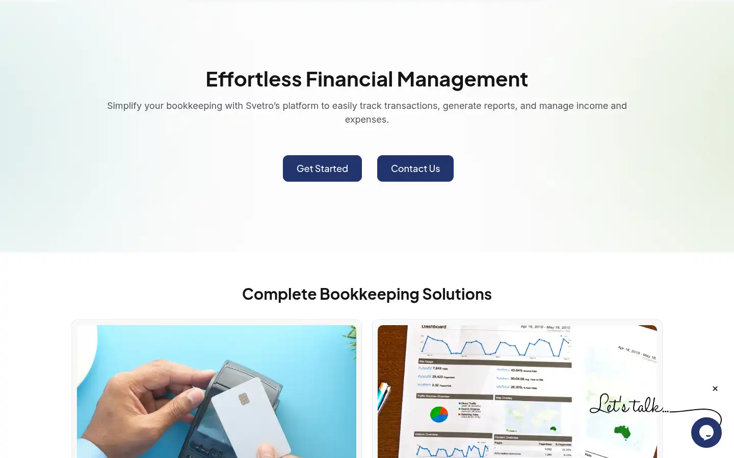 Screenshot of svetro.com