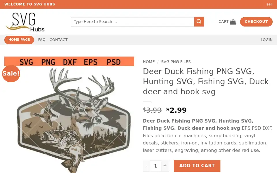 Screenshot of svghubs.com