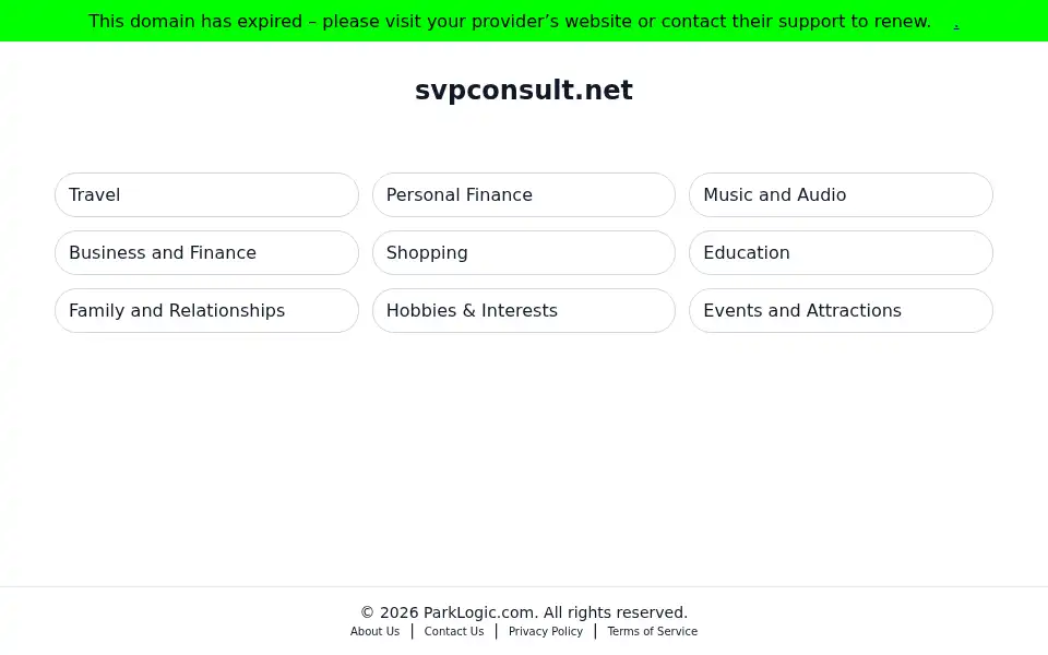 Screenshot of svpconsult.net