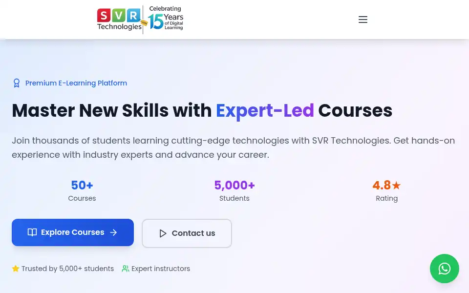 Screenshot of svrtechnologies.com