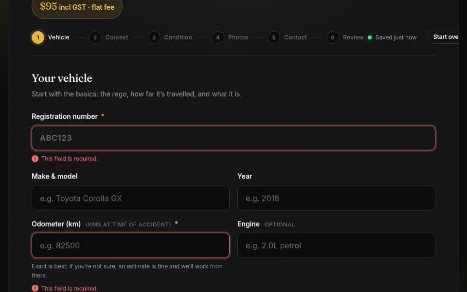 Screenshot of svv.nz