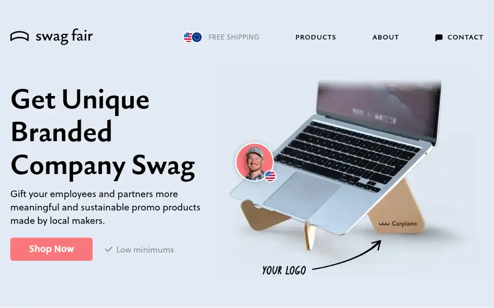 Screenshot of swagfair.com
