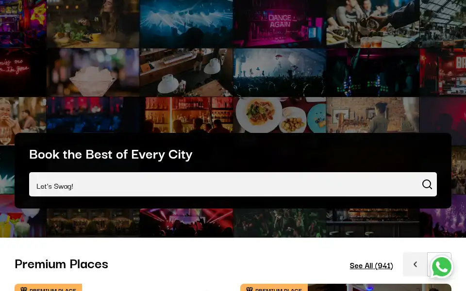 Screenshot of swagnite.com