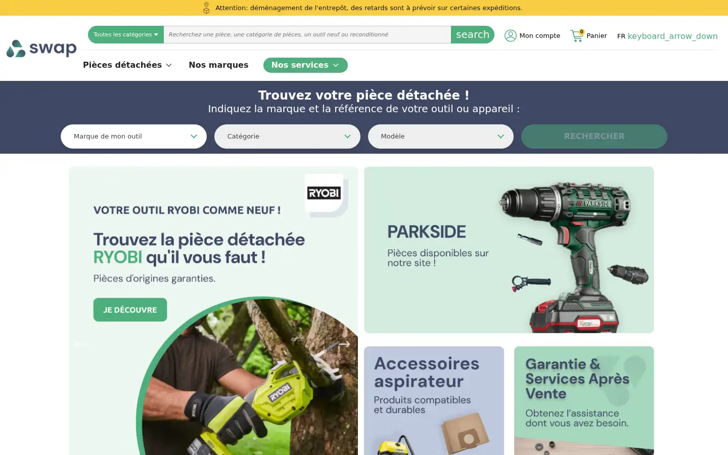 Screenshot of swap-europe.com