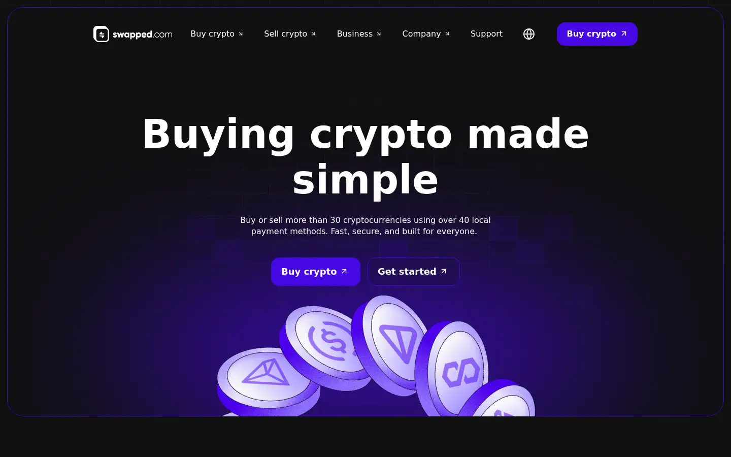 Screenshot of swapped.com