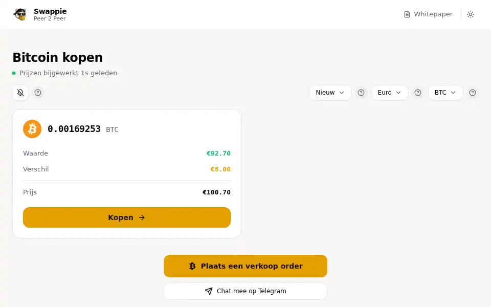 Screenshot of swappie.online