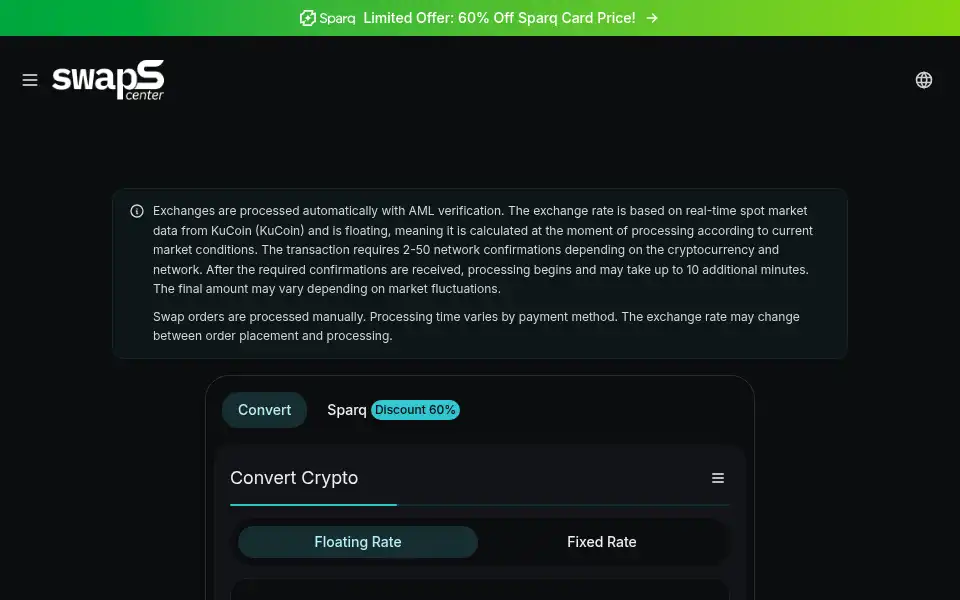 Screenshot of swapscenter.com